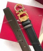 AAA Quality Copy Salvatore Ferragamo Mens Belt with Gold Buckle